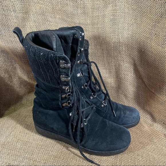 North Face Primaloft Insulated Lace Up Suede Boot - Picture 3 of 10